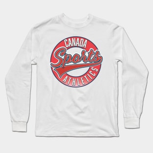 Canada Sports Athletic logo Long Sleeve T-Shirt